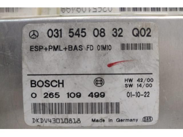 bontott MERCEDES-BENZ E-CLASS Menetstabilizátor Elektronika