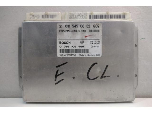 bontott MERCEDES-BENZ E-CLASS Menetstabilizátor Elektronika