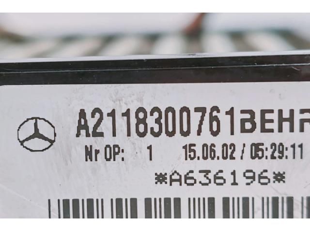 bontott MERCEDES-BENZ E-CLASS Fűtőradiátor