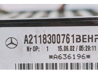 bontott MERCEDES-BENZ E-CLASS Fűtőradiátor