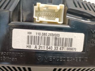 bontott MERCEDES-BENZ E-CLASS Kilométeróra