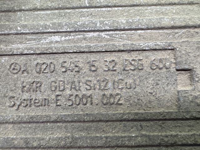 bontott MERCEDES-BENZ E-CLASS Hűtőventilátor Relé