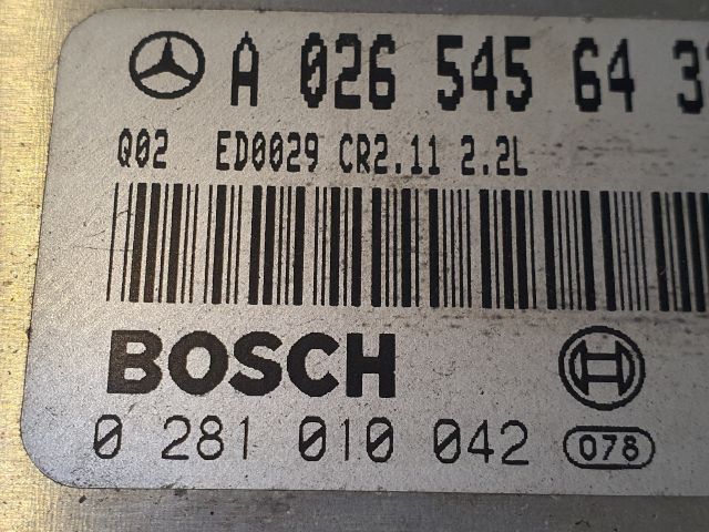 bontott MERCEDES-BENZ E-CLASS Motorvezérlő