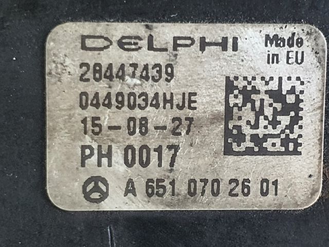 bontott MERCEDES-BENZ E-CLASS Nagynyomású Szivattyú