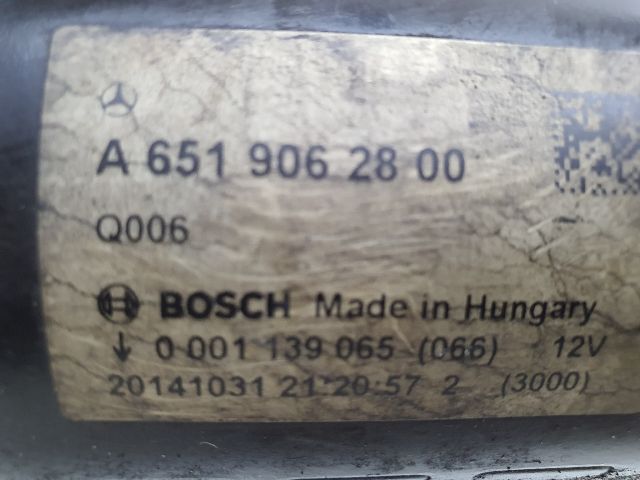 bontott MERCEDES-BENZ E-CLASS Önindító