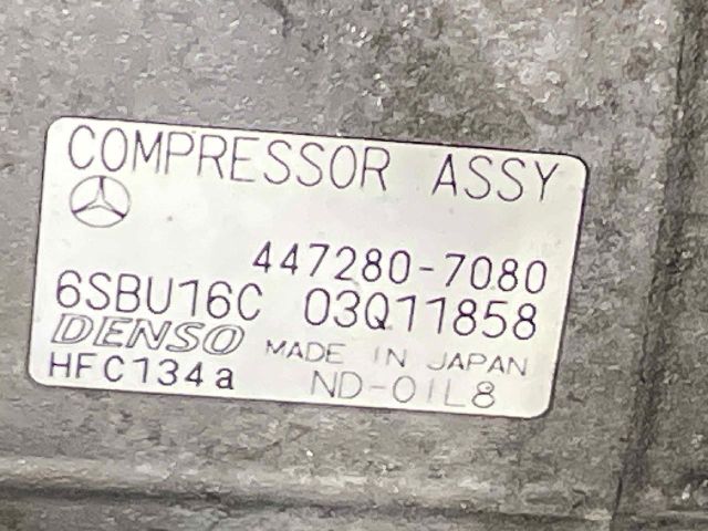 bontott MERCEDES-BENZ E-CLASS Klímakompresszor