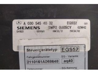 bontott MERCEDES-BENZ E-CLASS Automata Váltó Elektronika