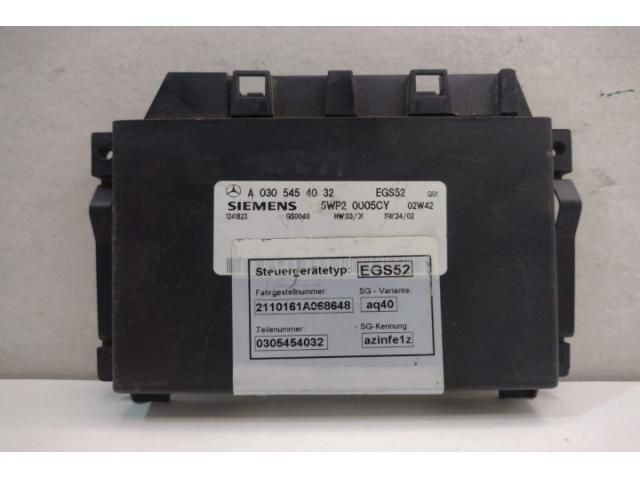 bontott MERCEDES-BENZ E-CLASS Automata Váltó Elektronika