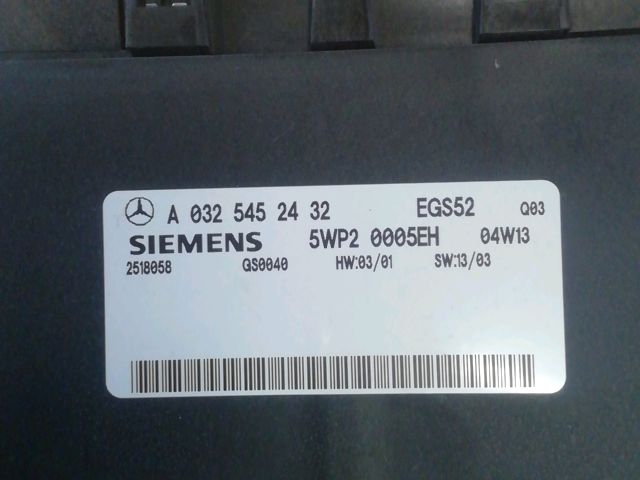 bontott MERCEDES-BENZ E-CLASS Automata Váltó Elektronika