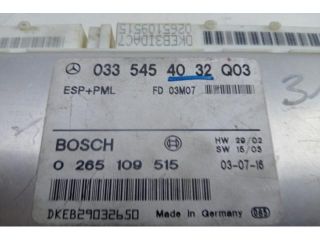 bontott MERCEDES-BENZ E-CLASS Menetstabilizátor Elektronika