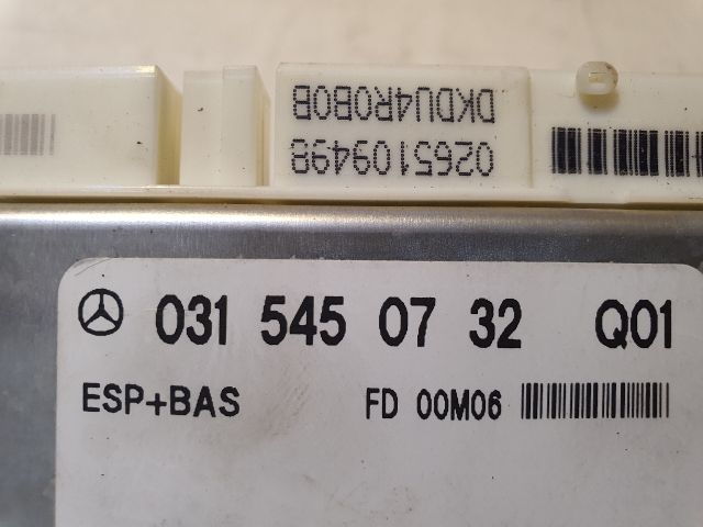 bontott MERCEDES-BENZ E-CLASS Menetstabilizátor Elektronika