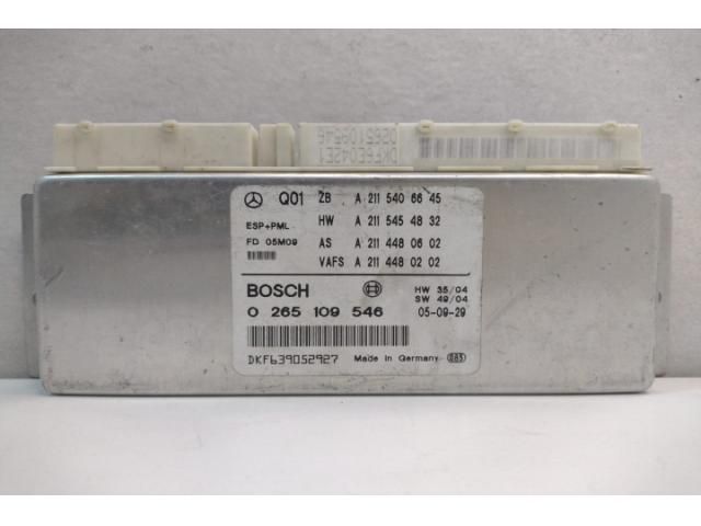 bontott MERCEDES-BENZ E-CLASS Menetstabilizátor Elektronika