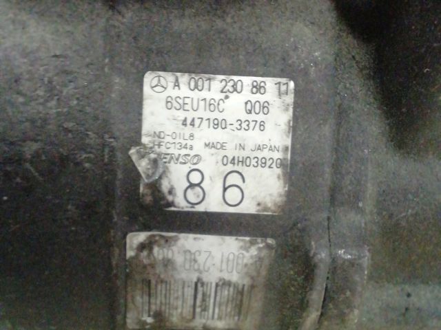 bontott MERCEDES-BENZ E-CLASS Klímakompresszor