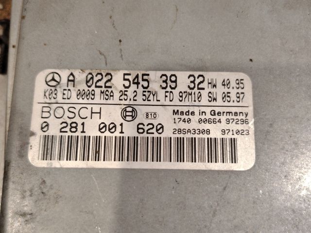 bontott MERCEDES-BENZ E-CLASS Motorvezérlő