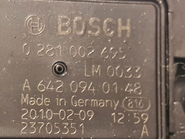 bontott MERCEDES-BENZ E-CLASS Légtömegmérő