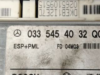 bontott MERCEDES-BENZ E-CLASS Menetstabilizátor Elektronika