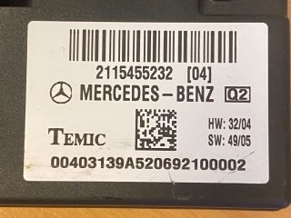 bontott MERCEDES-BENZ E-CLASS Elektronika (Magában)