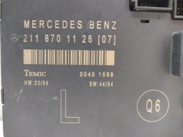 bontott MERCEDES-BENZ E-CLASS Elektronika (Magában)
