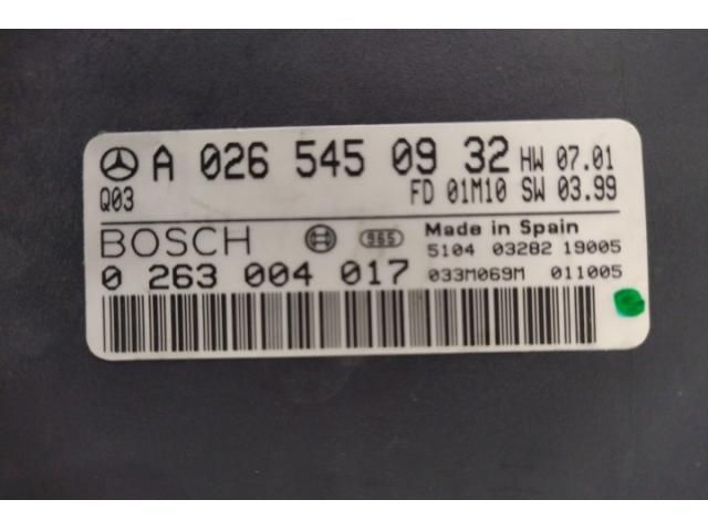 bontott MERCEDES-BENZ E-CLASS Elektronika (Magában)