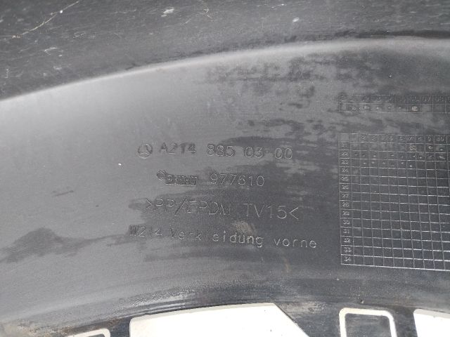 bontott MERCEDES-BENZ E-CLASS Első Lökhárító (Üresen)