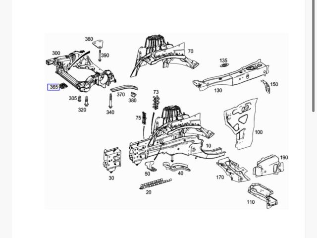 bontott MERCEDES-BENZ E-CLASS Emelőbak