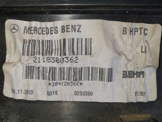 bontott MERCEDES-BENZ E-CLASS Fűtés Box
