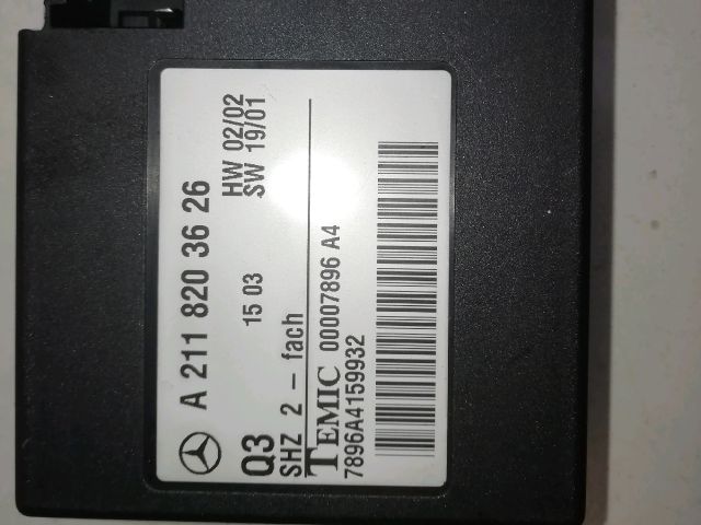 bontott MERCEDES-BENZ E-CLASS Fűtés Vezérlő Modul