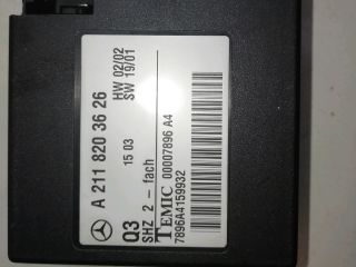 bontott MERCEDES-BENZ E-CLASS Fűtés Vezérlő Modul