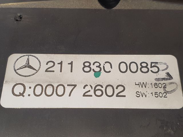 bontott MERCEDES-BENZ E-CLASS Fűtéskapcsoló (digit klímás)