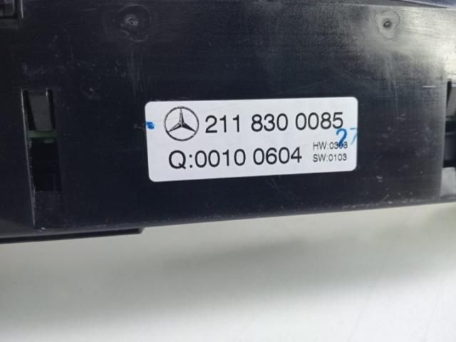 bontott MERCEDES-BENZ E-CLASS Fűtéskapcsoló (manuális klímás)