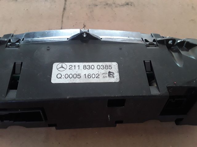 bontott MERCEDES-BENZ E-CLASS Fűtéskapcsoló (manuális klímás)