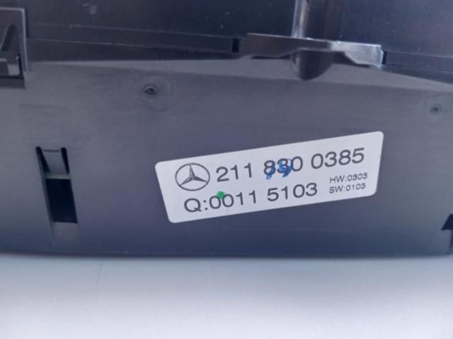 bontott MERCEDES-BENZ E-CLASS Fűtéskapcsoló (manuális klímás)