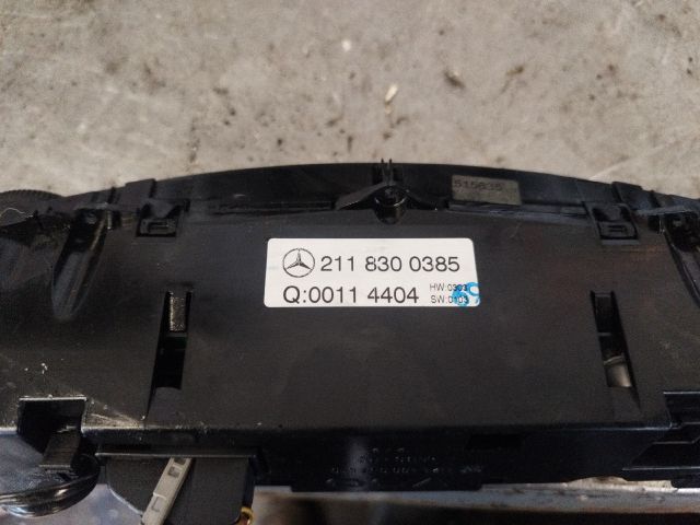 bontott MERCEDES-BENZ E-CLASS Fűtéskapcsoló (manuális klímás)