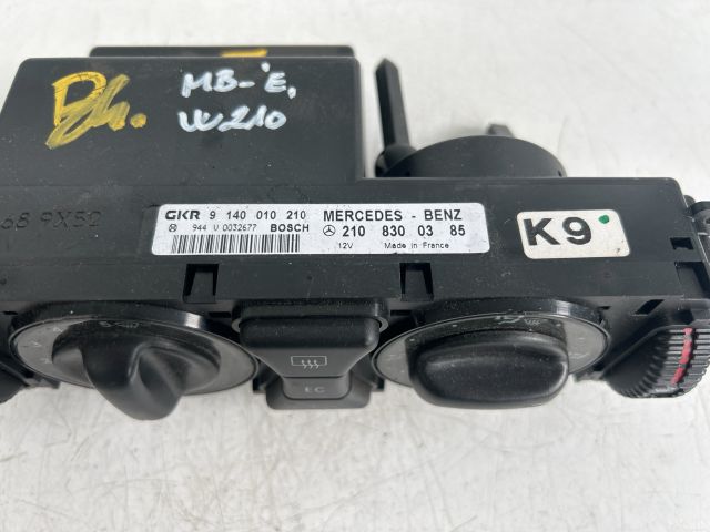 bontott MERCEDES-BENZ E-CLASS Fűtéskapcsoló (manuális klímás)