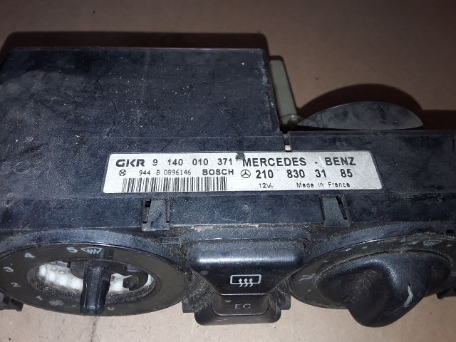 bontott MERCEDES-BENZ E-CLASS Fűtéskapcsoló (manuális klímás)