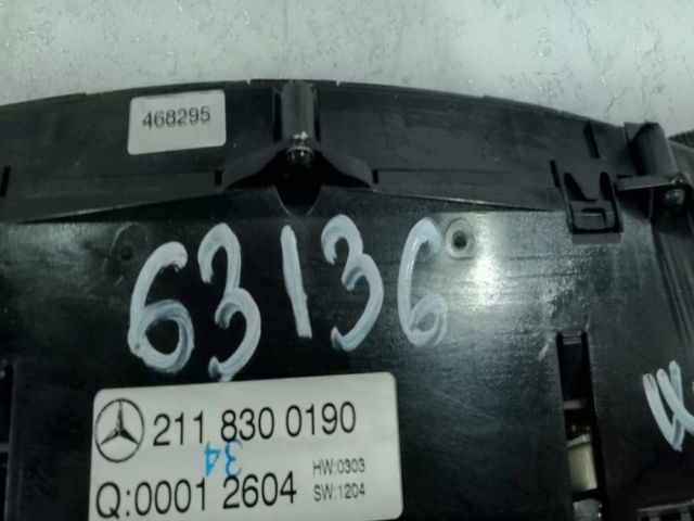 bontott MERCEDES-BENZ E-CLASS Fűtéskapcsoló