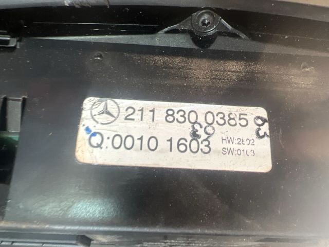 bontott MERCEDES-BENZ E-CLASS Fűtéskapcsoló