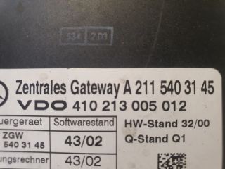 bontott MERCEDES-BENZ E-CLASS Gateway Elektronika