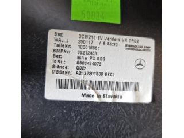 bontott MERCEDES-BENZ E-CLASS Jobb első Ajtó Kárpit