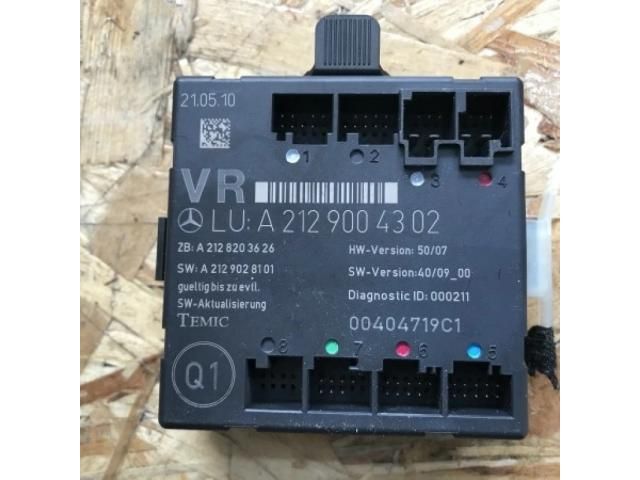 bontott MERCEDES-BENZ E-CLASS Jobb első Ajtó Vezérlőegység