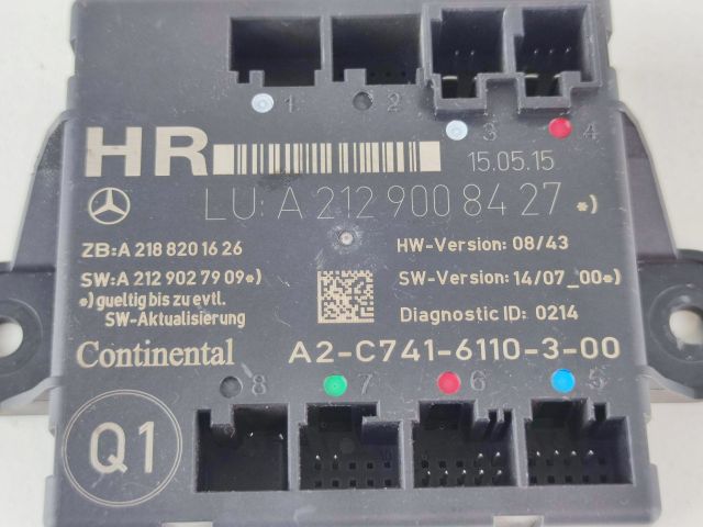 bontott MERCEDES-BENZ E-CLASS Jobb első Ajtó Vezérlőegység