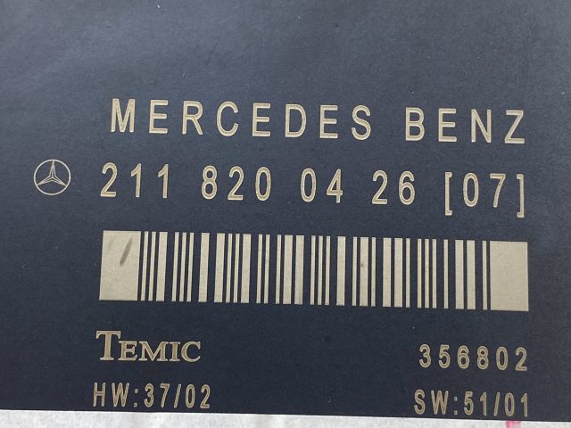 bontott MERCEDES-BENZ E-CLASS Jobb első Ajtó Vezérlőegység