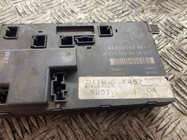 bontott MERCEDES-BENZ E-CLASS Jobb első Ajtó Vezérlőegység