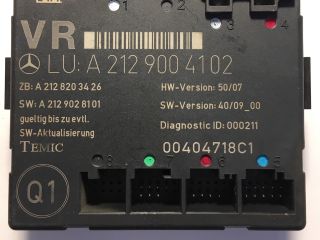 bontott MERCEDES-BENZ E-CLASS Jobb első Ajtó Vezérlőegység