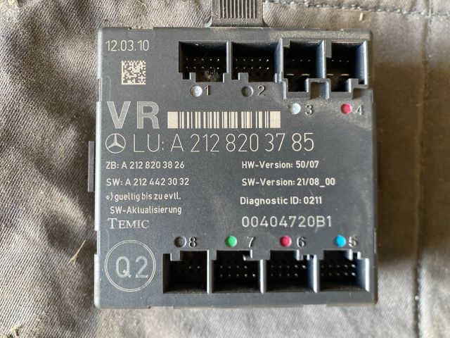 bontott MERCEDES-BENZ E-CLASS Jobb első Ajtó Vezérlőegység