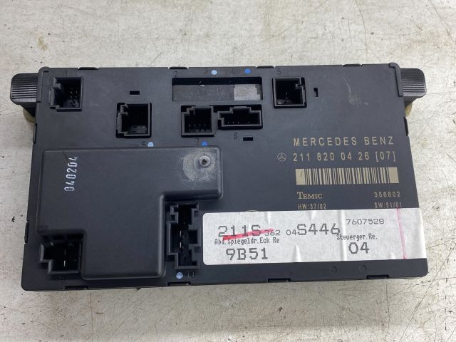 bontott MERCEDES-BENZ E-CLASS Jobb első Ajtó Vezérlőegység