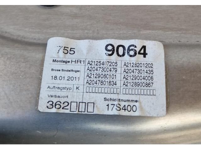 bontott MERCEDES-BENZ E-CLASS Jobb hátsó Ablakemelő Szerkezet (Elektromos)