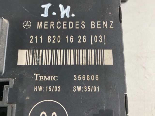 bontott MERCEDES-BENZ E-CLASS Jobb hátsó Ajtó Vezérlőegység