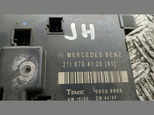 bontott MERCEDES-BENZ E-CLASS Jobb hátsó Ajtó Vezérlőegység