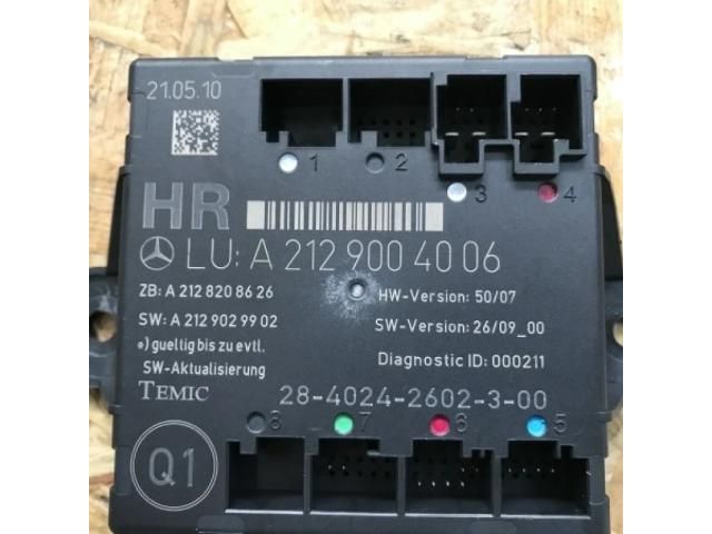 bontott MERCEDES-BENZ E-CLASS Jobb hátsó Ajtó Vezérlőegység